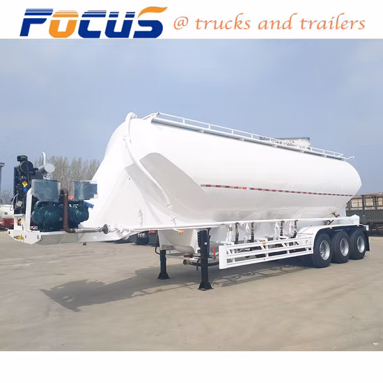 Hochleistungspulver-Zement-Bulker-Tanker-Sattelauflieger-heißer Verkauf