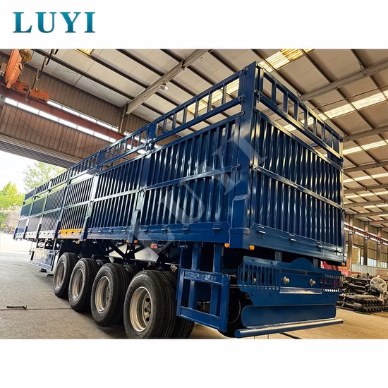 Pritsche/Kipper/Container/Skelett/Skelett/Zaun/Seitenwand/Lowboy/Tiefbett/Kipper/Flachbett/Seitenwand/Tiefbett für Anhänger-LKW-Sattelauflieger